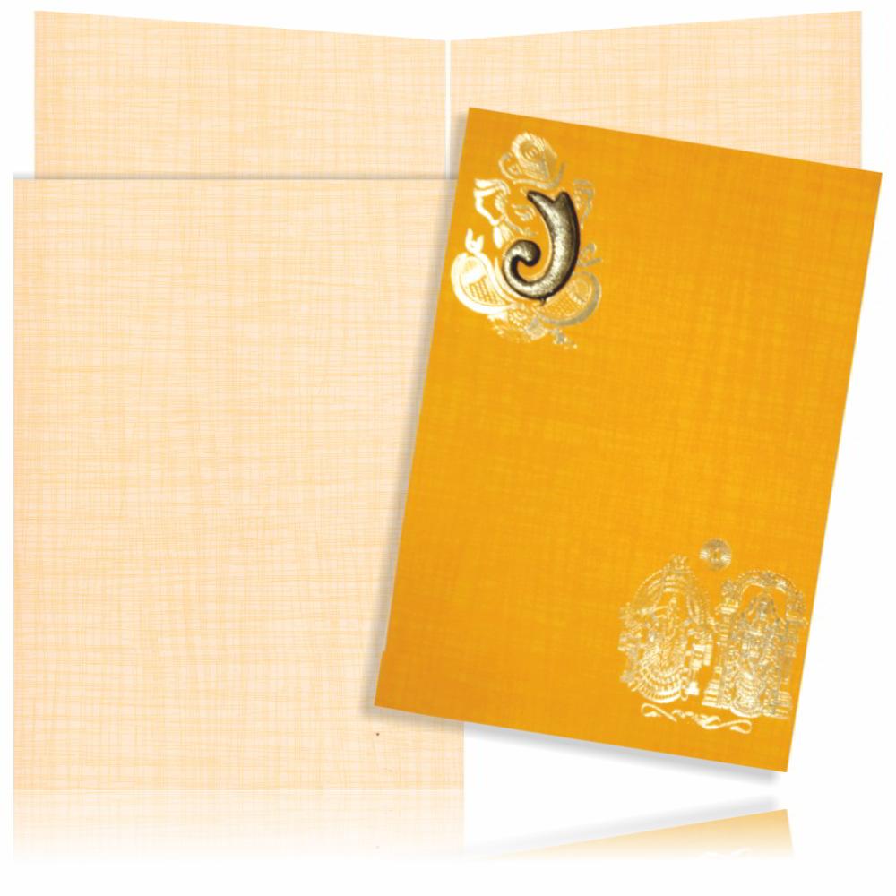 Sandal Ganesh Balaji Wedding Card-KNPM710O-2